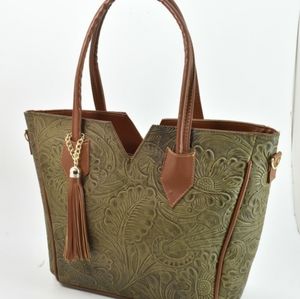TOTE bags GREEN Made by Mexican artisans